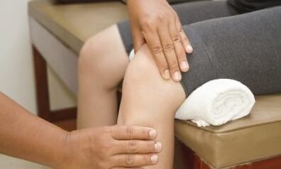 degrees and internships of the development of knee arthrosis
