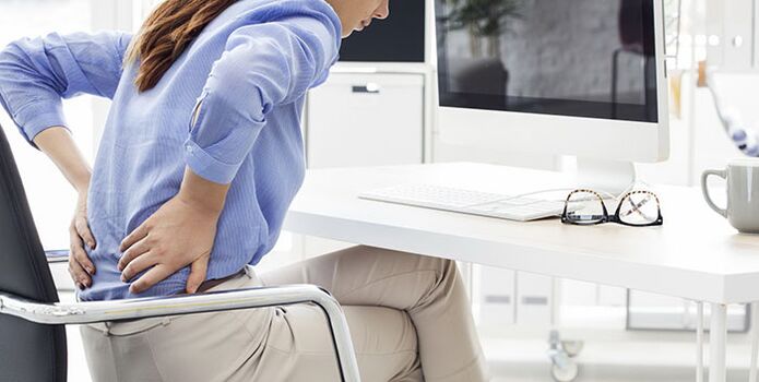 Hypodinamia is the cause of back pain