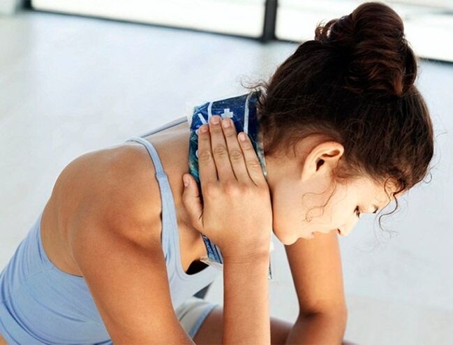 neck compress for osteochondrosis